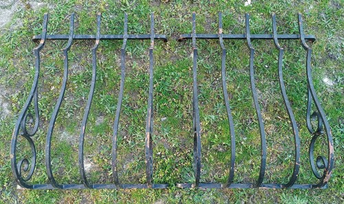 Pair wrought iron - wrought,
