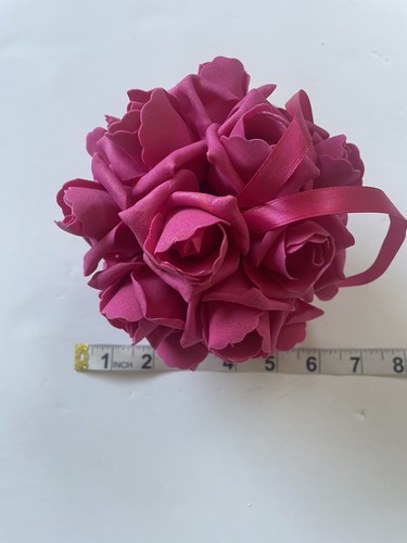Faux roses flower - faux, ball