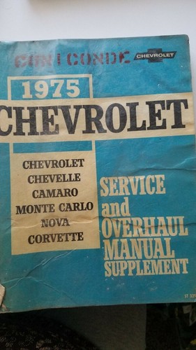 Book 1975 chevrolet chevelle - 1975,