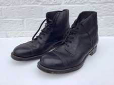 BRITISH ARMY DATED 1956 AMMO BOOTS HOLDFAST BOOTS LTD BROAD ARROW 10S