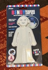 Bendy Reading Lamp Book Light Up Man Flexible Bookmark Holder Novelty Gifts UK
