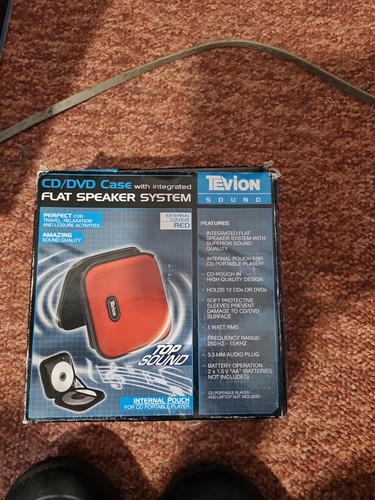 Tevion sound dvd case with - cd/dvd,