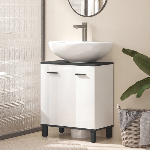 High gloss under sink - under,