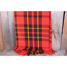 Vintage Plaid Red Yellow Black