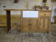    belfast sink units,oak