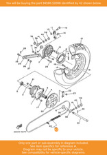 YAMAHA Chain, 94580-52098 OEM