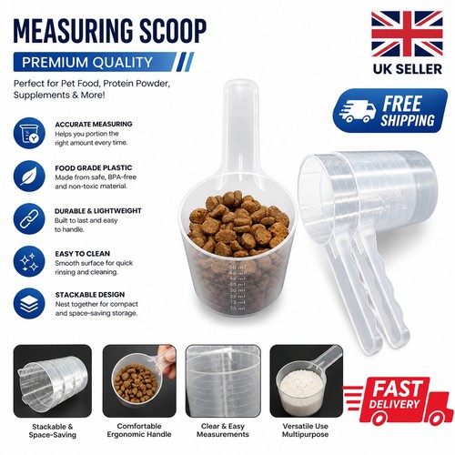 Pet food measuring transparent - food,