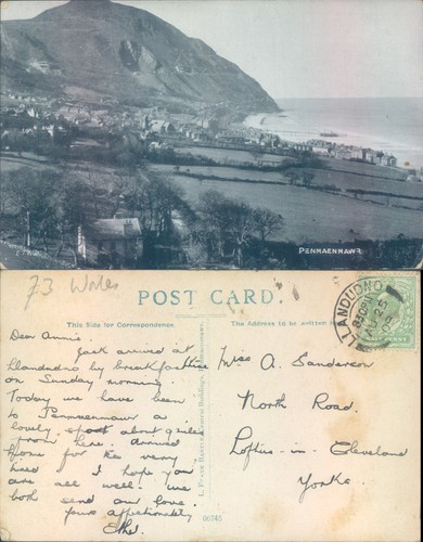 View penmaenmawr with - of,