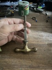 Safe Handle T Bar Style with Bar Solid Brass Antique Handle for SAFE Door Handle