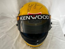 Ayton Senna Signed  Helmet