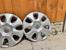 VAUXHALL CORSA D 15" WHEEL TRIM X 2 HUB CAP  GENUINE 13265185