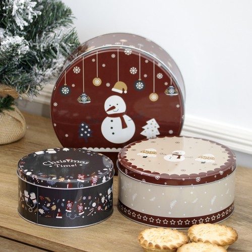 3pc snowman nesting cake - nesting,