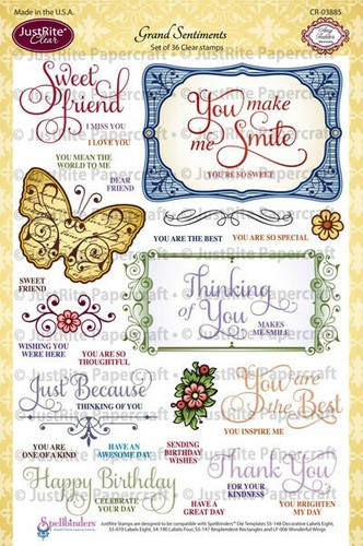 Justrite clear stamps easy - justrite,