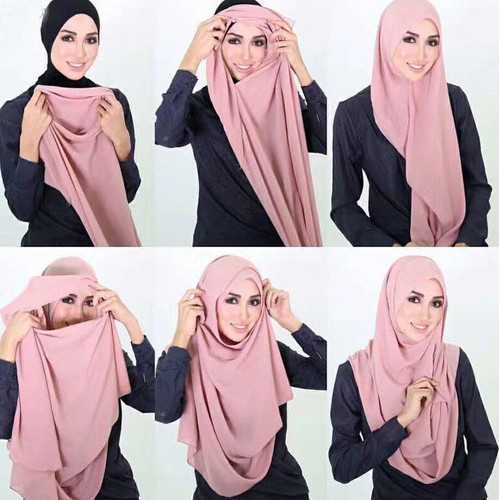 New cross hijab one piece - new,