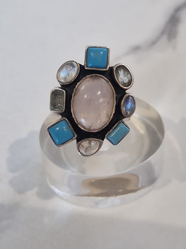 Vintage sterling silver bezel - sterling,
