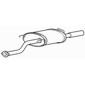 Quality rear exhaust silencer - quality,
