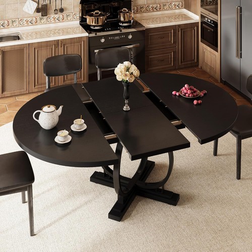 Extendable round dining - round,