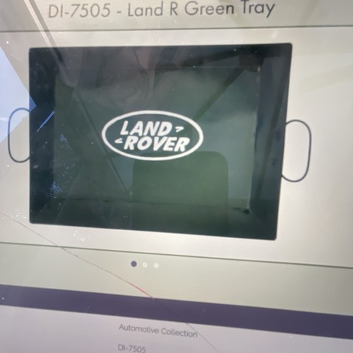 Land rover metal - land, tray