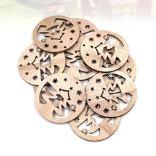 20 Pcs Craft Wood Slices for