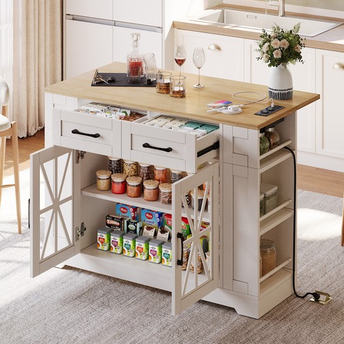 Kitchen island with drop - island,