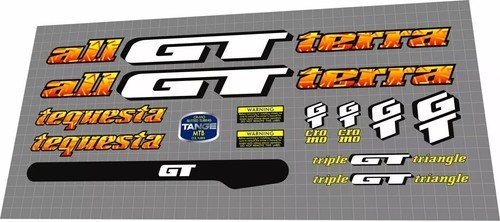 1995 tequesta decal set - tequesta,