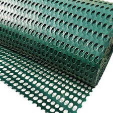 Windbreak Cladding Mesh Green 1x25m Fence 10x6mm holes Plastic Garden Fencing