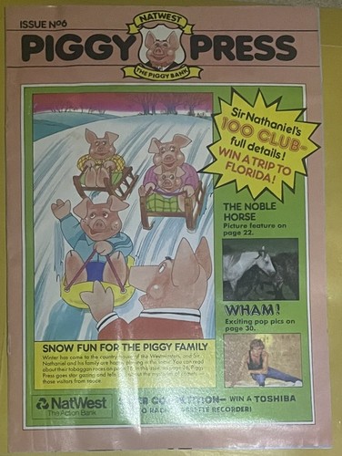 Natwest piggy press magazine - piggy,