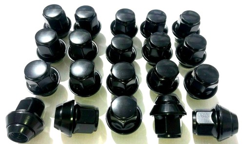 Alloy wheel nuts black - nuts,