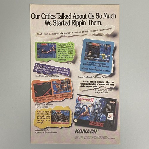 Castlevania super nintendo - iv,
