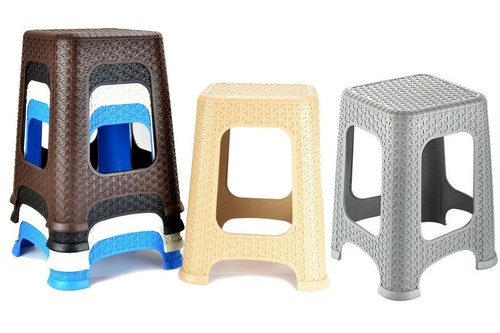 Ratten step stool large - step,