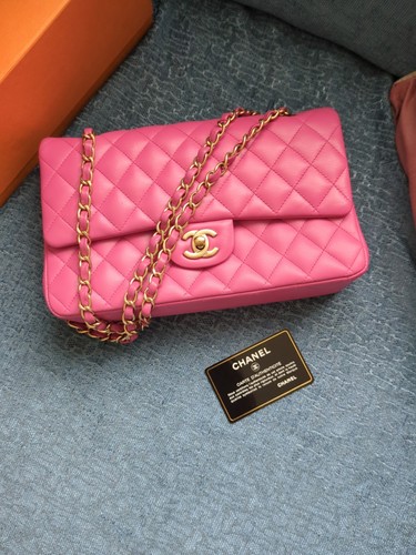 Chanel pink double flap - double, bag