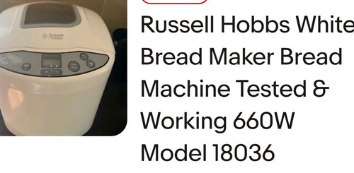 Russell hobbs white bread - white,