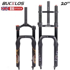 BUCKLOS 20*4.0" Air Suspension Fat Fork Snow/Electric/Beach/XC MTB Bicycle Forks