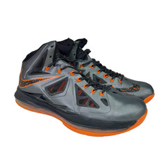 Lebron X Lava Lebron James Basketball Shoes Grey UK 10 US 11 EU 45