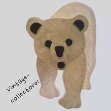 Modern Arcrylic Handmade BROOCH 3D Cute Polar Bear Arctic North Pole Bear BN