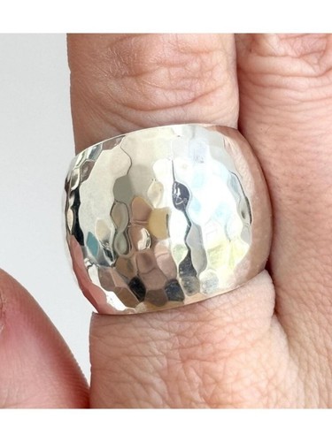 Domed hammered chunky - domed,