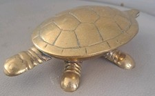 Brass Tortoise Vintage Trinket
