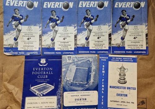 Everton programme collection