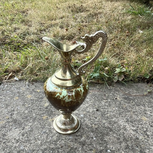 Decorative brass jug - decorative,