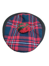 Vintage Tam O' Shanter 7-73/8 Autofit Tartan Golf Driver Flat Cap Scotland Rare