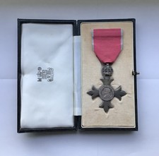 Cased King George VI MBE Medal Member Of The Order Of The British Empire