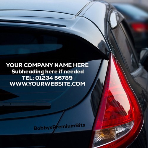 Personalised car rear - personalised,