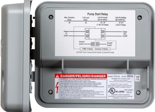 Hunter psr pump start relay - psr-22,