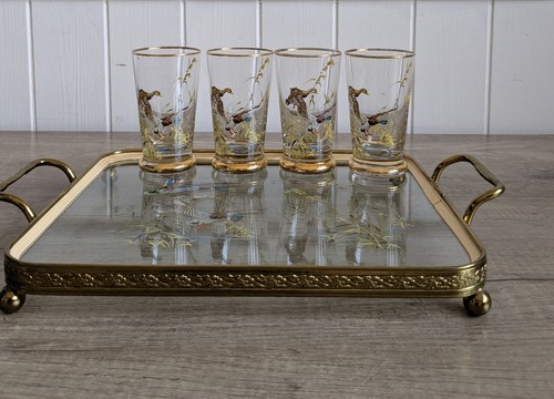 Vintage barware flying - vintage, duck