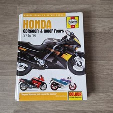 Honda CBR600F1 & 1000F Fours (87 - 96) Haynes Service & Repair Manual