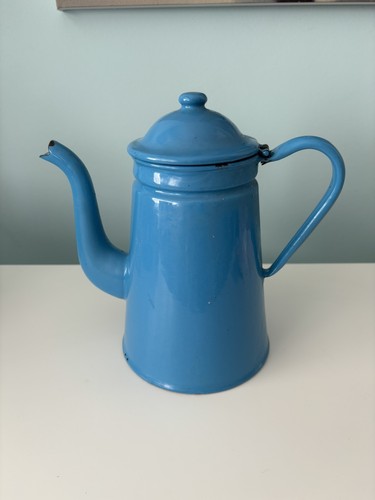 Vintage danish blue enamelware - danish,