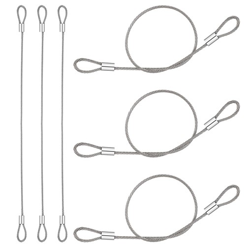6pcs stainless steel cable - stainless,