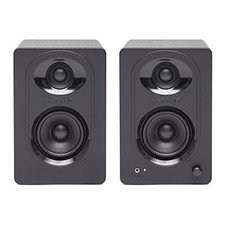 Samson SAM30 3-Inch Powered Studio Monitors Pair Featuring Polypropylene Woofer