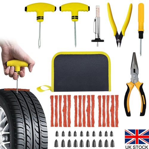 Tyre puncture repair kit with - puncture,