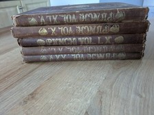 5 X Antique Punch Volumes 1846